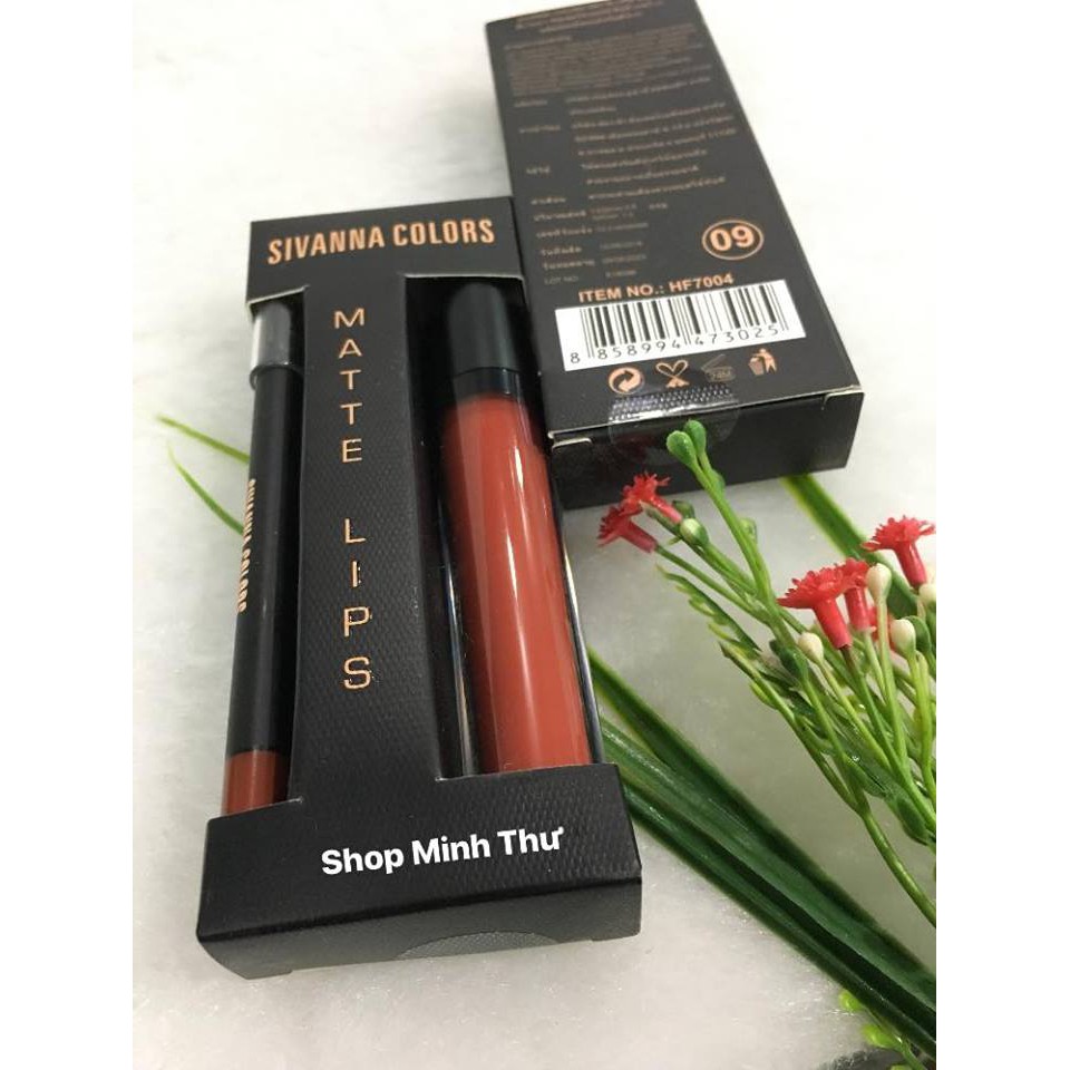 Set Son Sivanna Matte Lip Color