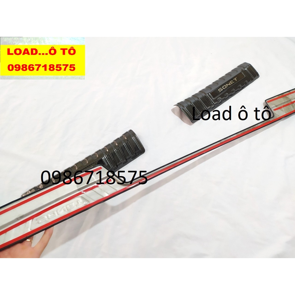 Chống Trầy Cốp Carbon Trong, Ngoài Xe KIA SONET 2022-2024 Mẫu Carbon Cao Cấp