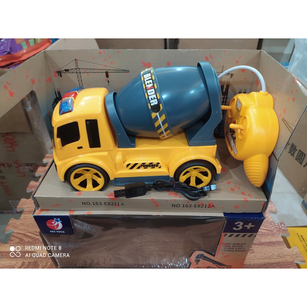 Xe Công Trình Đa Năng Cho Bé Từ 3 Tuổi. Ô Tô Điều Khiển Có Sạc