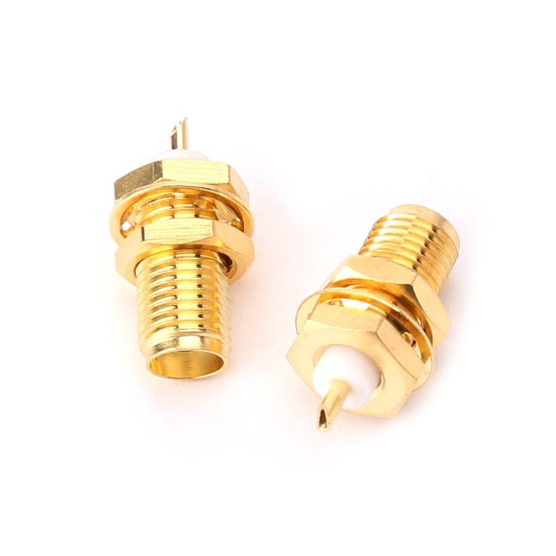 Set 10 đầu nối SMA đầu cái cho mối hàn