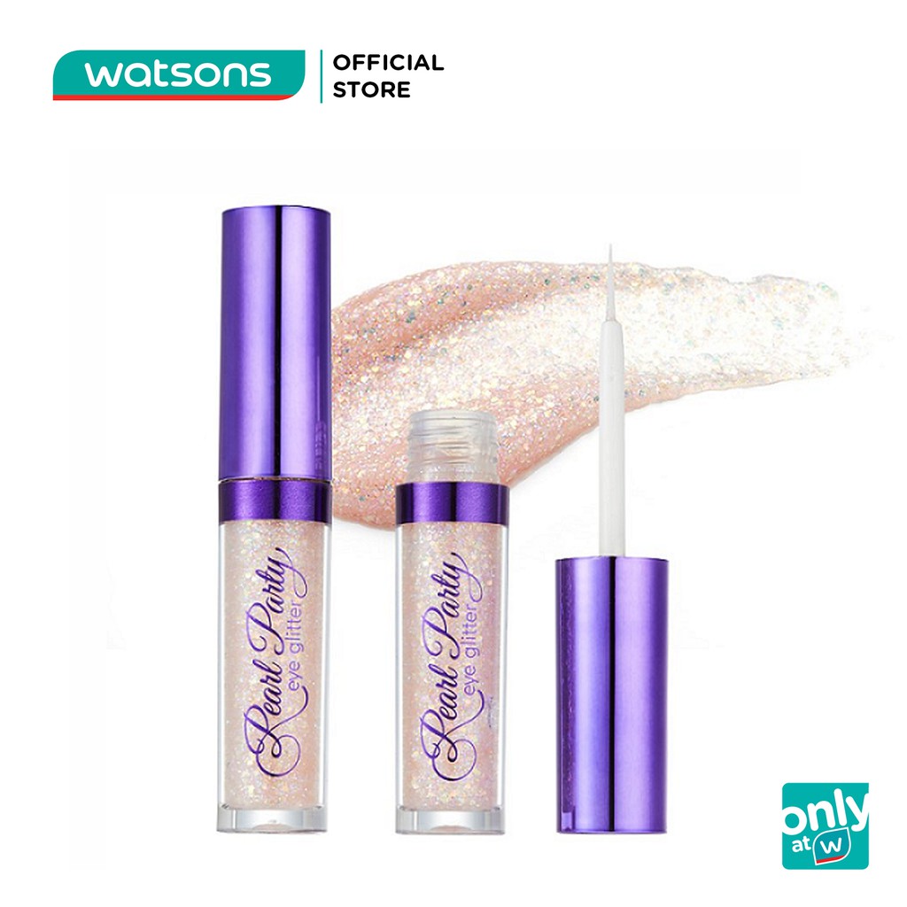 Màu Mắt Nhũ Bom Pearl Party Eye Glitter 3.5g - 01 Mirrorball