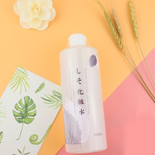 Nước hoa hồng lá tía tô Dokudami Perilla Natural 500ml Nhật Bản
