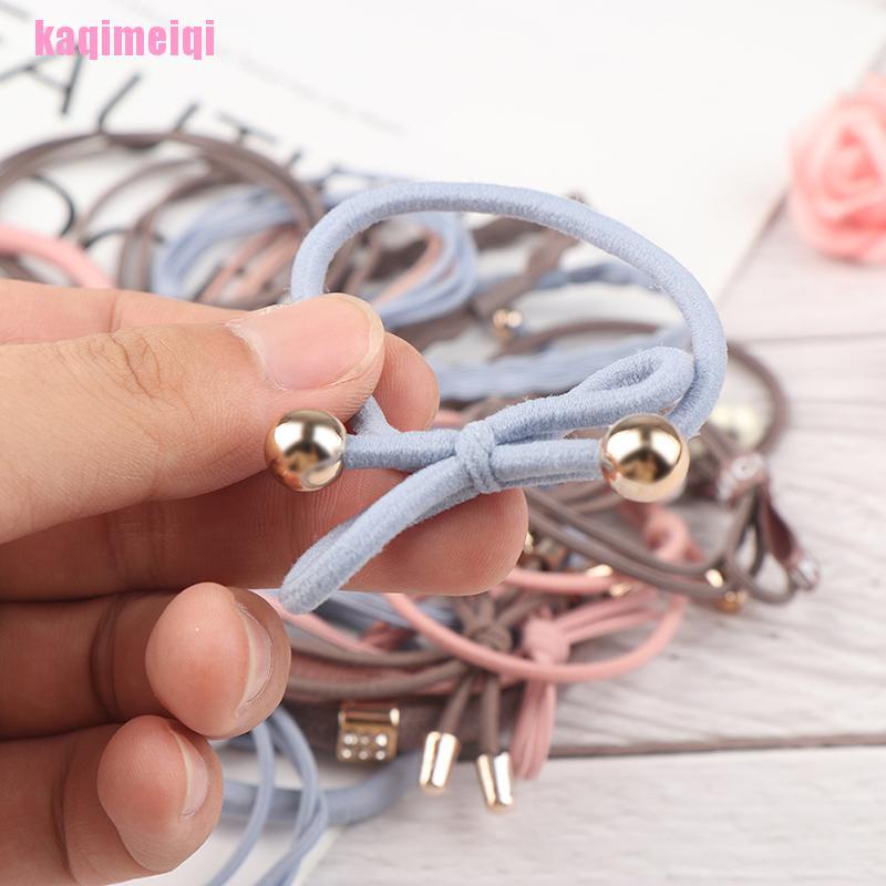25 Dây cột tóc co giãn đính ngọc trai giả thời trang cho nữ