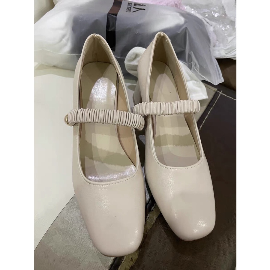 Giày Mary Jane quai nhún nhẹ nhàng tiểu thư siêu xinh qccc loại 1 Ảnh thật video C004