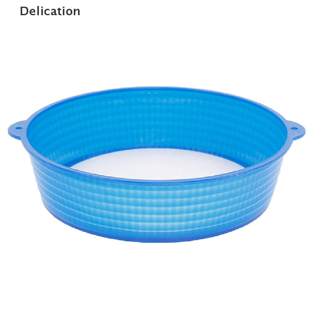 Dụng cụ rây bột bằng nhựa cầm tay hình tròn cỡ 19cm tiện lợi cho nhà bếp