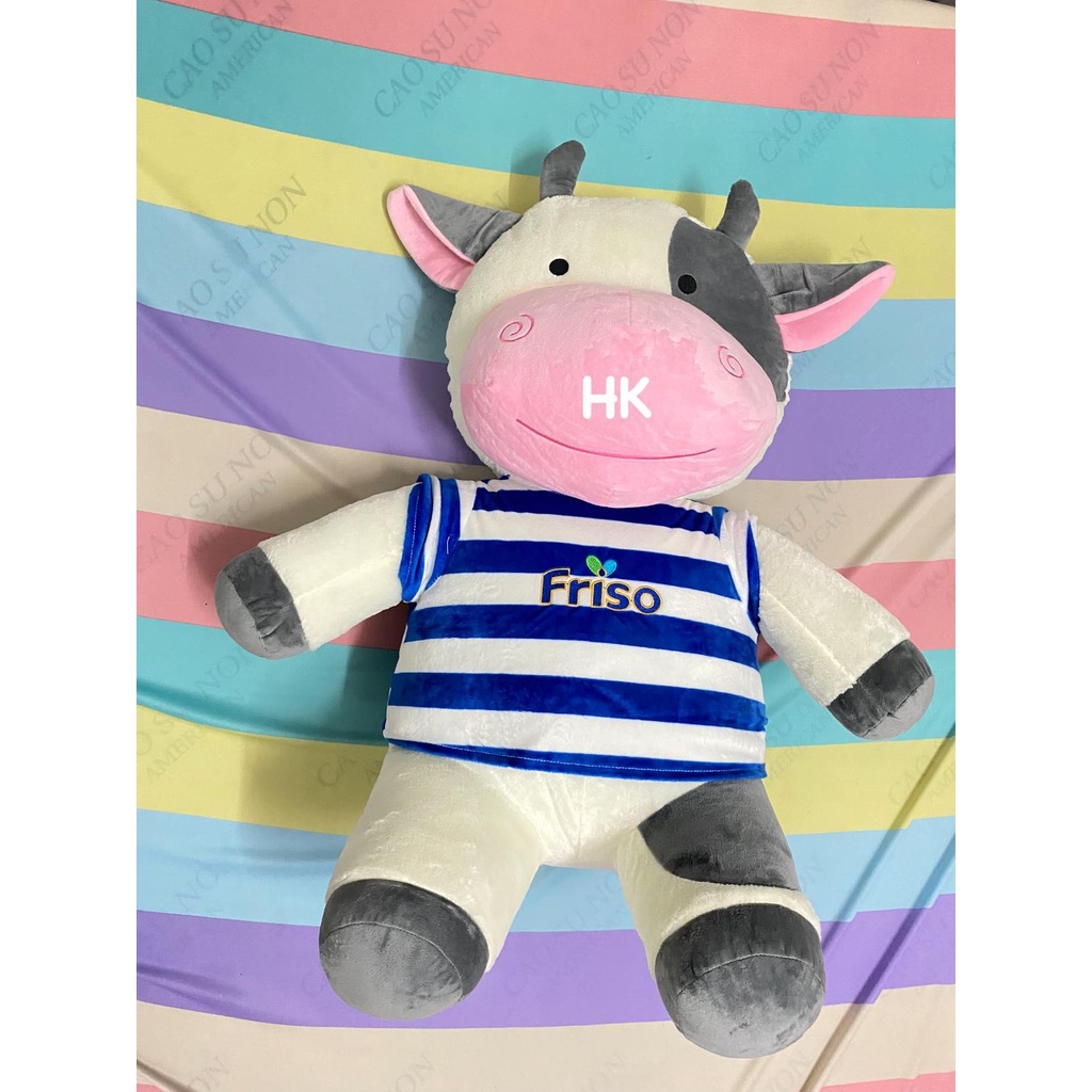 Thú nhồi bông bò sữa khổng lồ hkm FRISO 75CM