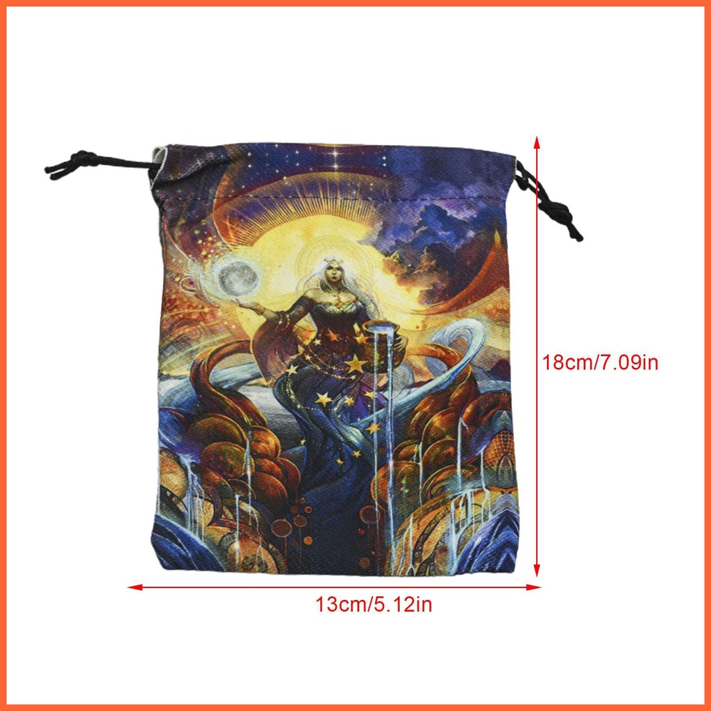 Túi Vải Nhung Đựng Thẻ Bài Tarot Tiện Dụng