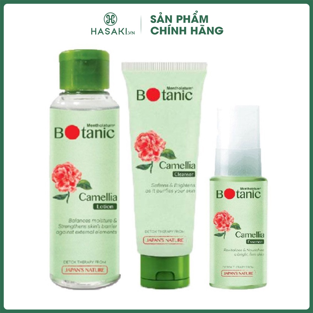 Bộ Sản Phẩm Mentholatum Botanic Chăm Sóc Da 3 Món