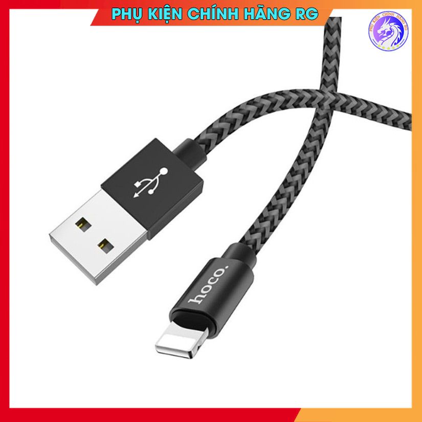 Cáp Sạc Nhanh Dây Dù Hoco X14/ Hoco X14 Max Lightning Cho iPhone - iPad - Chính Hãng Chất Lượng Cao