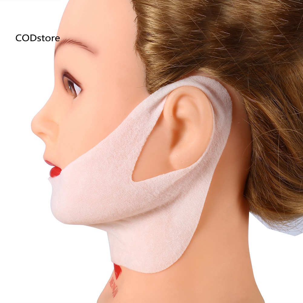 CST_Ear Hook Anti Wrinkle V Shape Slimming Facial Mask Lifting Firming Gel Skin Care