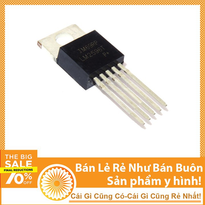 Linh Kiện IC Nguồn LM2596T - 12V Buck 3A TO-220 5P