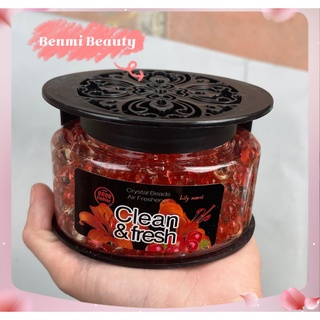 Gel thơm khử mùi dạng hạt pha lê Clean&Fresh Hàn Quốc