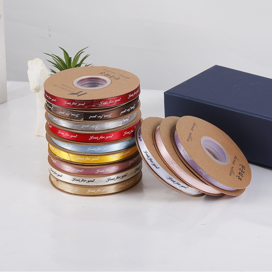 Nhân Vật ribbon width 1 cm. Chiều dài 10 m. Cho Trang Trí Bánh Tự Làm