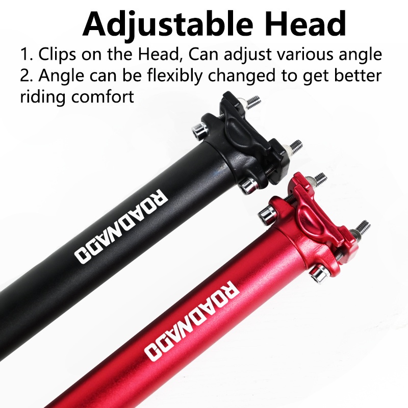 Cốt Yên Xe Đạp Leo Núi Bằng Hợp Kim Nhôm Cao Cấp 27.2 / 31.6 * 400mm