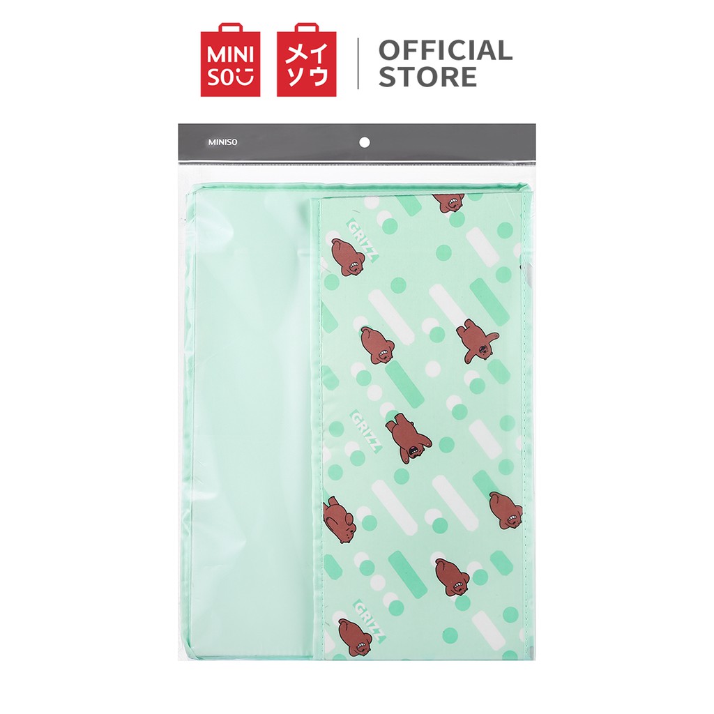 MINISO x We Bare Bears Hộp tổ chức có nắp-Lớn (Grizzly)