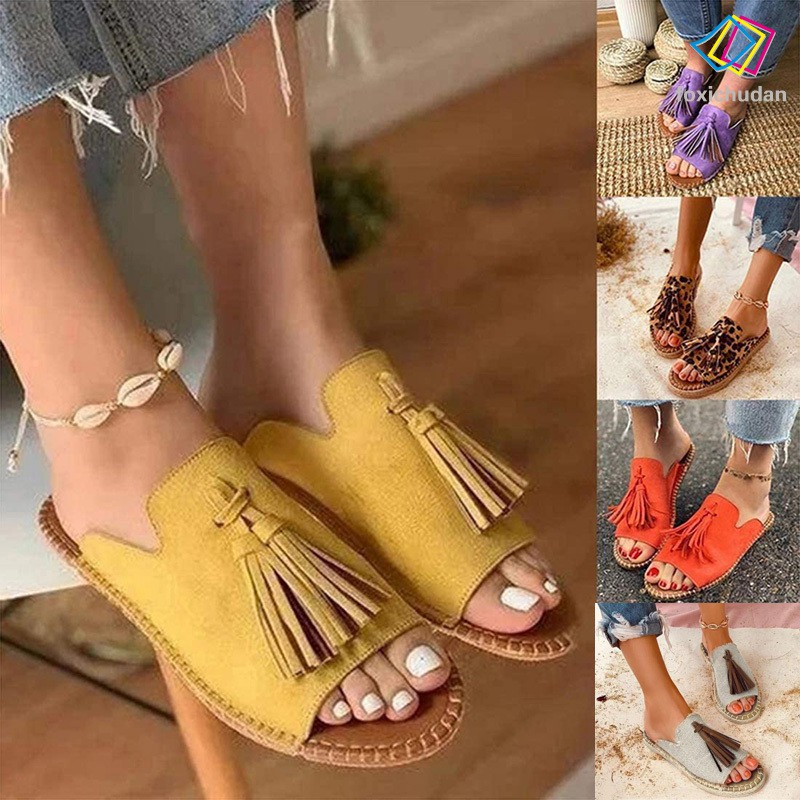 Dép Sandal Xỏ Ngón Thoáng Khí Chống Trượt Cho Nữ