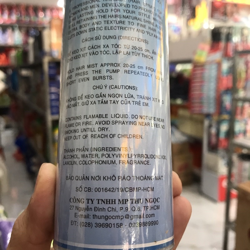 Keo Xịt Tạo Nếp Tóc Prince 270ml