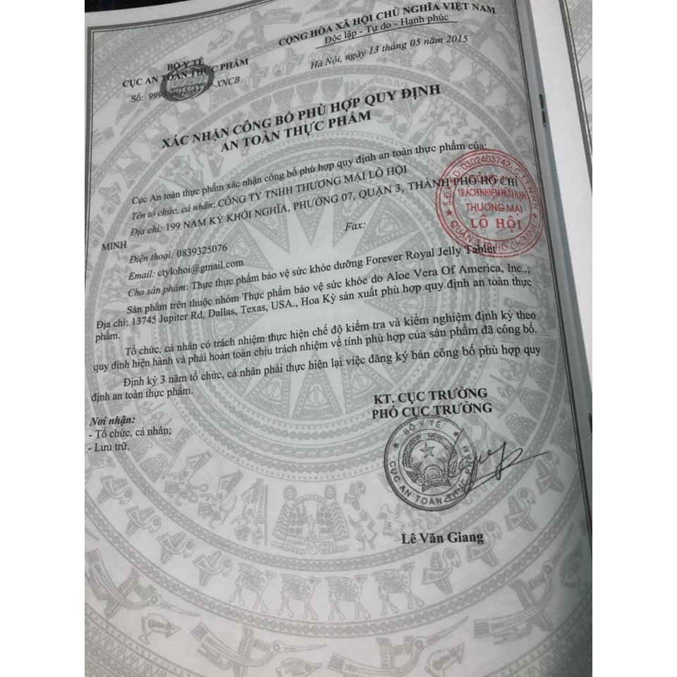 Sữa Ong Chúa Forever Royal Jelly 036FLP 60 viên