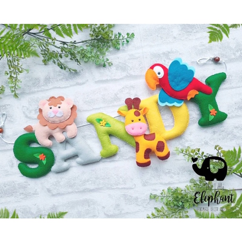Bảng tên treo phòng ngủ handmade, bảng tên trang trí thôi nôi cực đẹp mẫu Chữ cho bé trai, bé gái