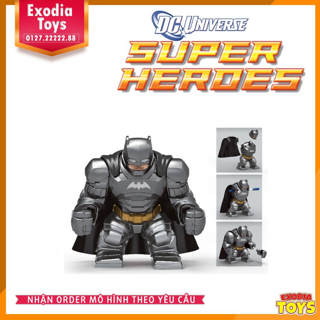 Xếp hình Bigfigure siêu anh hùng Batman - Batman V Superman: Dawn Of Justice - DECOOL 0295