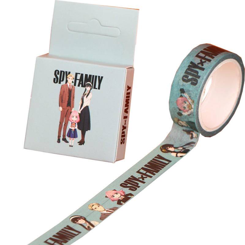 Băng Keo Giấy In Họa Tiết Hoạt Hình SPY FAMILY Trang Trí Nhật Ký/Sổ Tay
