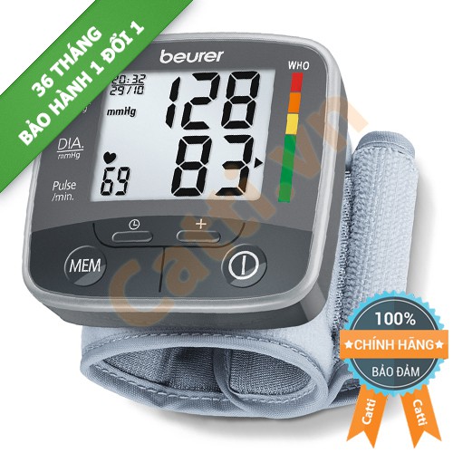 [Giao nhanh HCM][Chính Hãng] Máy đo huyết áp cổ tay Beurer BC32