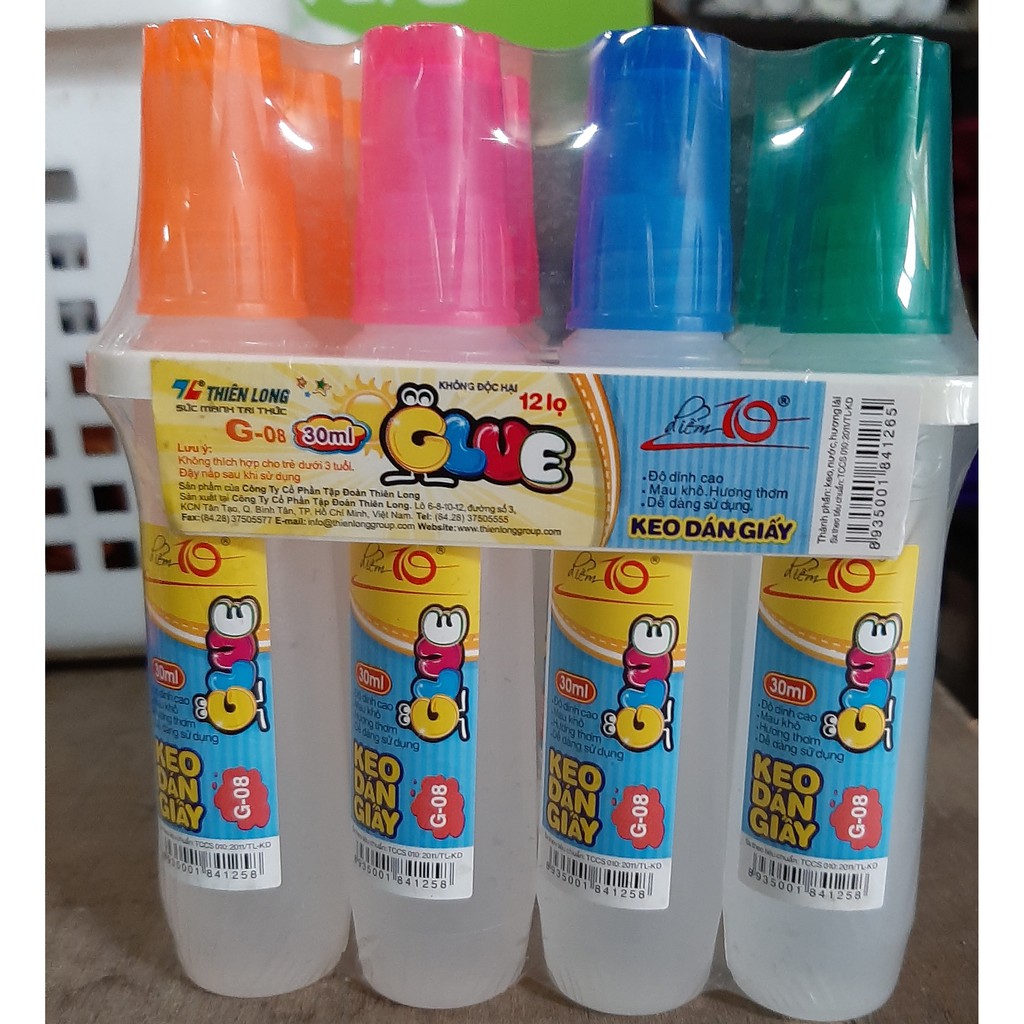 Keo dán giấy Thiên Long TL G- 08 lọ
