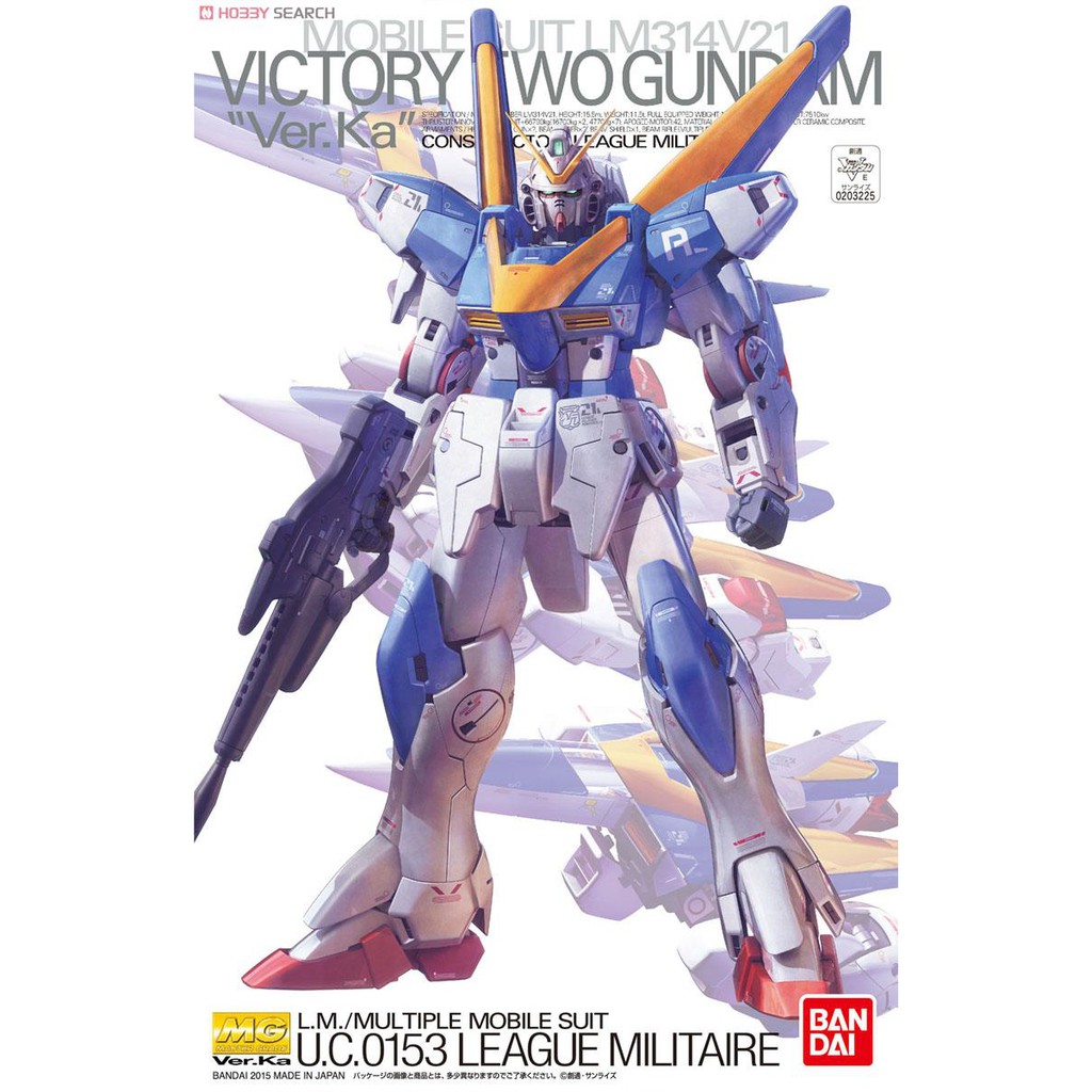 Mô hình Gunpla MG 1/100 V2 Victory Gundam Ver.Ka