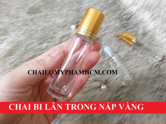 CHAI BI LĂN 10ML LỌ ĐỰNG DẦU DỪA THỦY TINH GIÁ RẺ