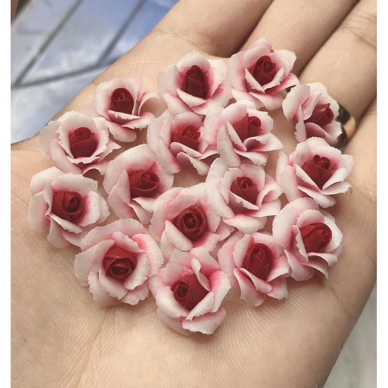 Hoa bột nai ( hoa hồng Pháp ) cánh rách SHOP NAIL HUYỀN ANH