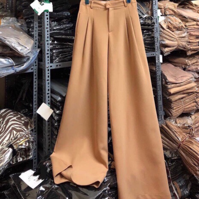 Quần suông dáng dài phong cách Hàn quốc Style
