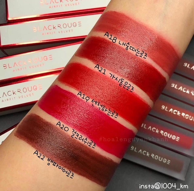 [ Sẵn - Ver 4] Son kem Black Rouge Air Fit Velvet Tint Version 4 Bad Rose | Thế Giới Skin Care