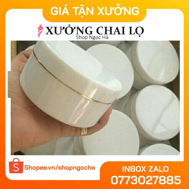 Hủ Đựng Kem ❤ SIÊU RẺ ❤ Hũ đựng kem body trắng đục 100g,150g,200g,300g chiết mỹ phẩm, phụ kiện du lịch