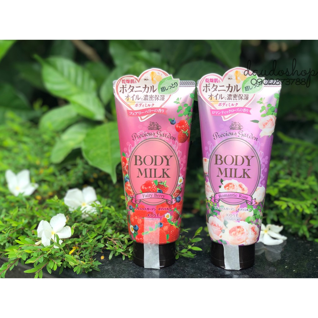Sữa Kose Precious Garden dưỡng ẩm cho da 200g - Hàng nội địa Nhật