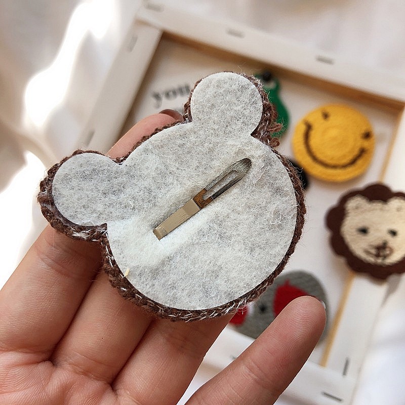 Kẹp Tóc Hình Mặt Cười Dễ Thương Phong Cách Hàn Quốc