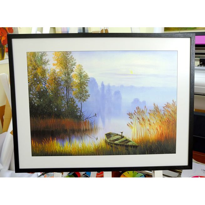 Bộ 3 tranh canvas 40x60cm Live colorfully