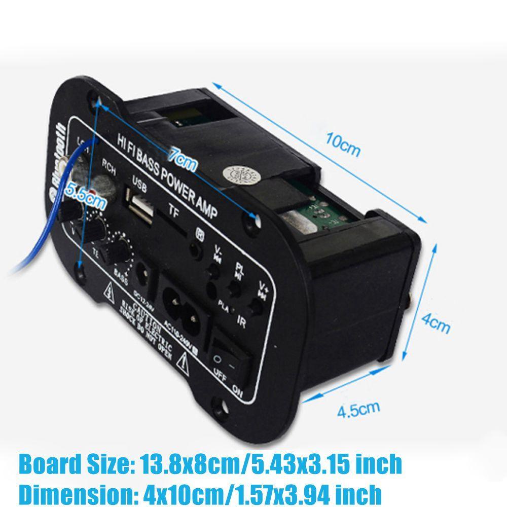 MYRONGVN Bảng Mạch Khuếch Đại Âm Thanh Bluetooth HiFi Kỹ Thuật Số Công Suất Cao 5 Inch
