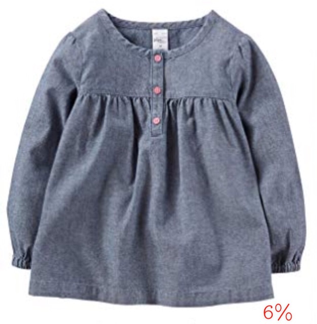 Áo váy Jean Carter xuất xịn cho bé gái