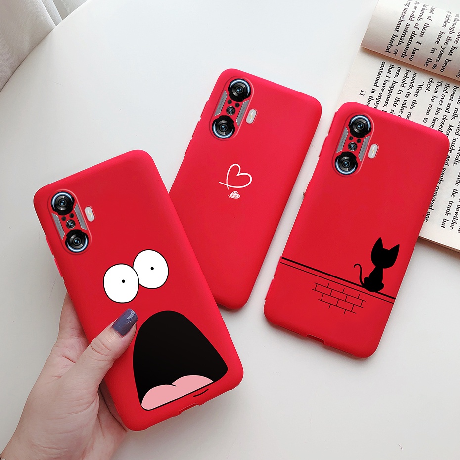 Ốp Điện Thoại TPU Dẻo Màu Sắc Ngọt Ngào Họa Tiết Hoạt Hình Dễ Thương Cho Xiaomi Redmi K40 Gaming Poco F3 GT