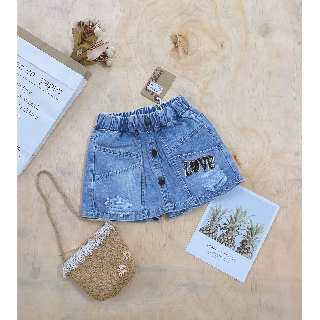 QUẦN GIẢ VÁY BÒ BÉ GÁI CÁ TÍNH LOVE