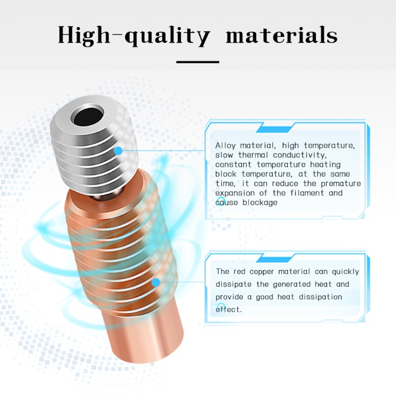 Khối Sưởi Ấm Két Điện Nối Dài Đường Ống 1.75mm