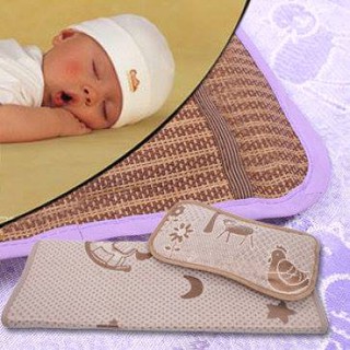 Bộ chiếu lụa điều hòa cho bé tặng kèm gối