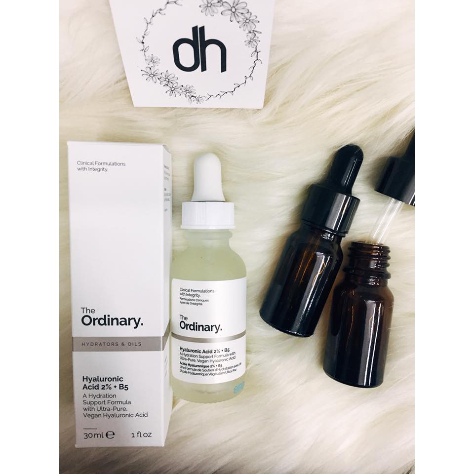SERUM Cấp ẩm và phục hồi da Hyaluronic Acid 2% + B5 The Ordinary 30ml