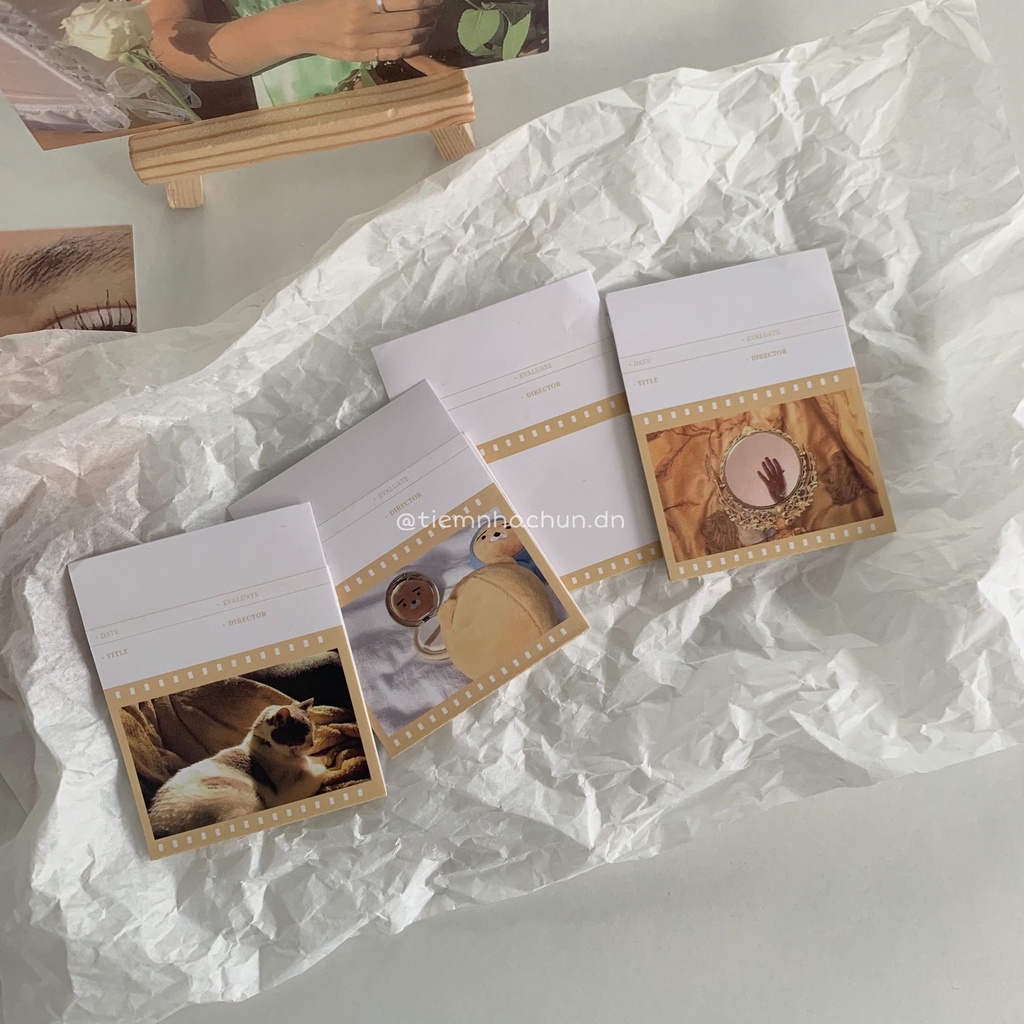 SET 64 STICKER DẠNG ẢNH FILM AESTHETIC (ảnh thật) - sticker decor journal - Tiệm nhà Chun