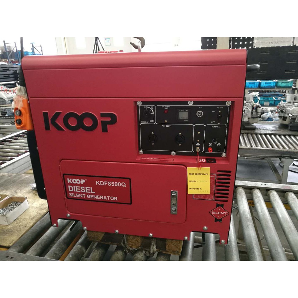 Máy Phát Điện Chạy Dầu Chống Ồn 6.0KW Koop KDF8500Q | Shopee Việt Nam