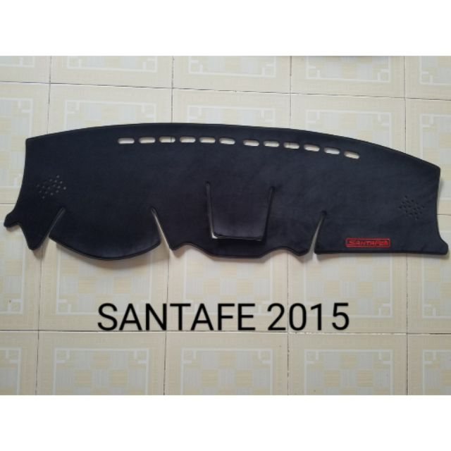 Thảm taplo Hyundai Santafe 2015 đế chống trượt