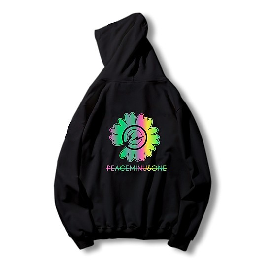 HDPQ - Áo khoác hoodie phản quang nỉ bông mẫu Hoa cúc Peaceminusone