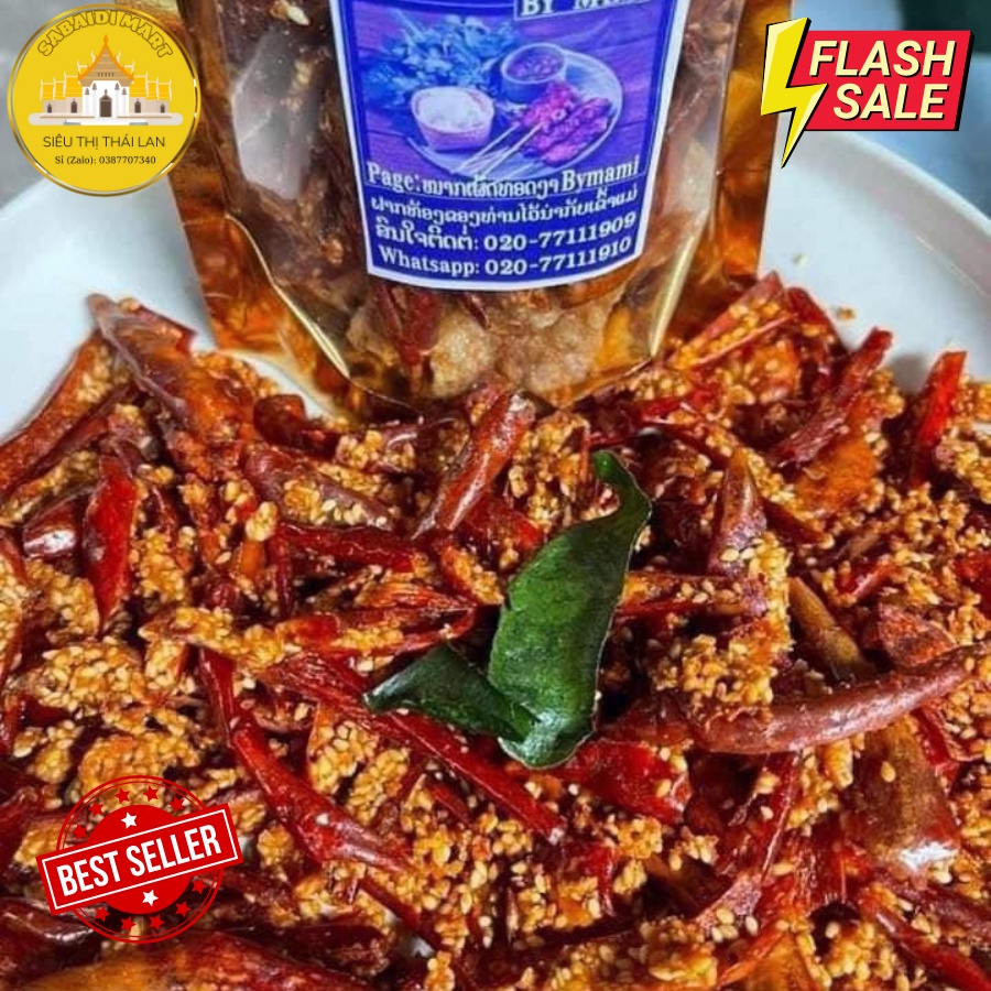 ỚT CHIÊN SNACK ỚT THÁI LAN CHIÊN GIÒN - 100G