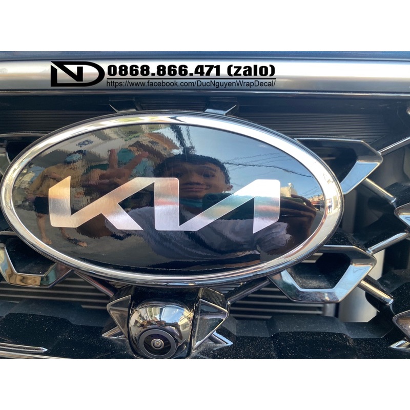 Decal Logo Sorento (7 miếng tặng 6 miếng)