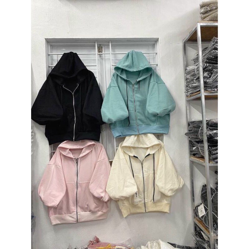 Áo khoác nỉ tay phồng rộng | BigBuy360 - bigbuy360.vn